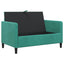 Sofa med opbevaring Turkis 122 x 78 x 87 cm Polyester