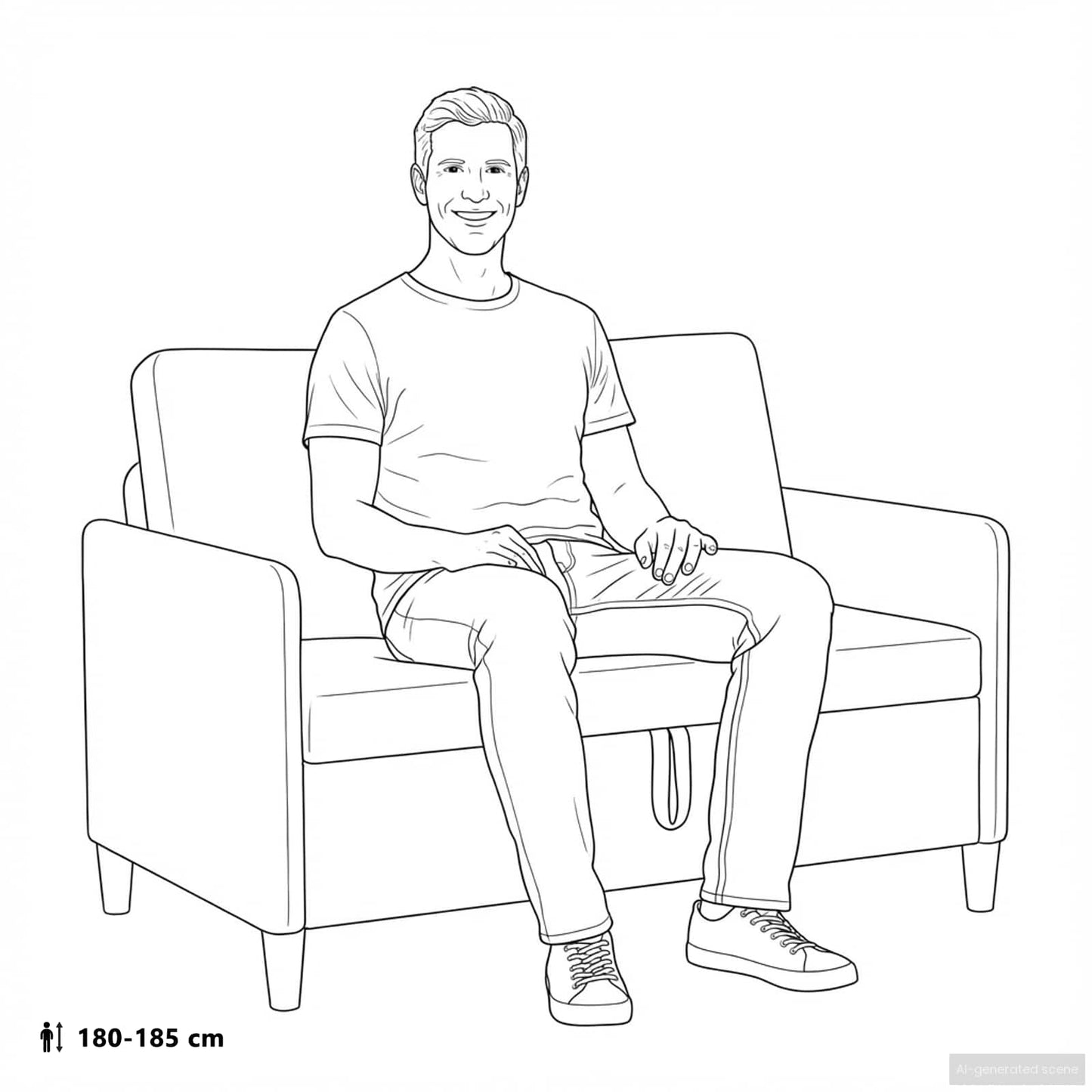 Sofa med opbevaring Turkis 122 x 78 x 87 cm Polyester