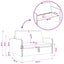 Sofa med opbevaring Lilla 122 x 78 x 87 cm Polyester