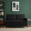 Sofa med opbevaring Sort 152 x 78 x 87 cm Polyester