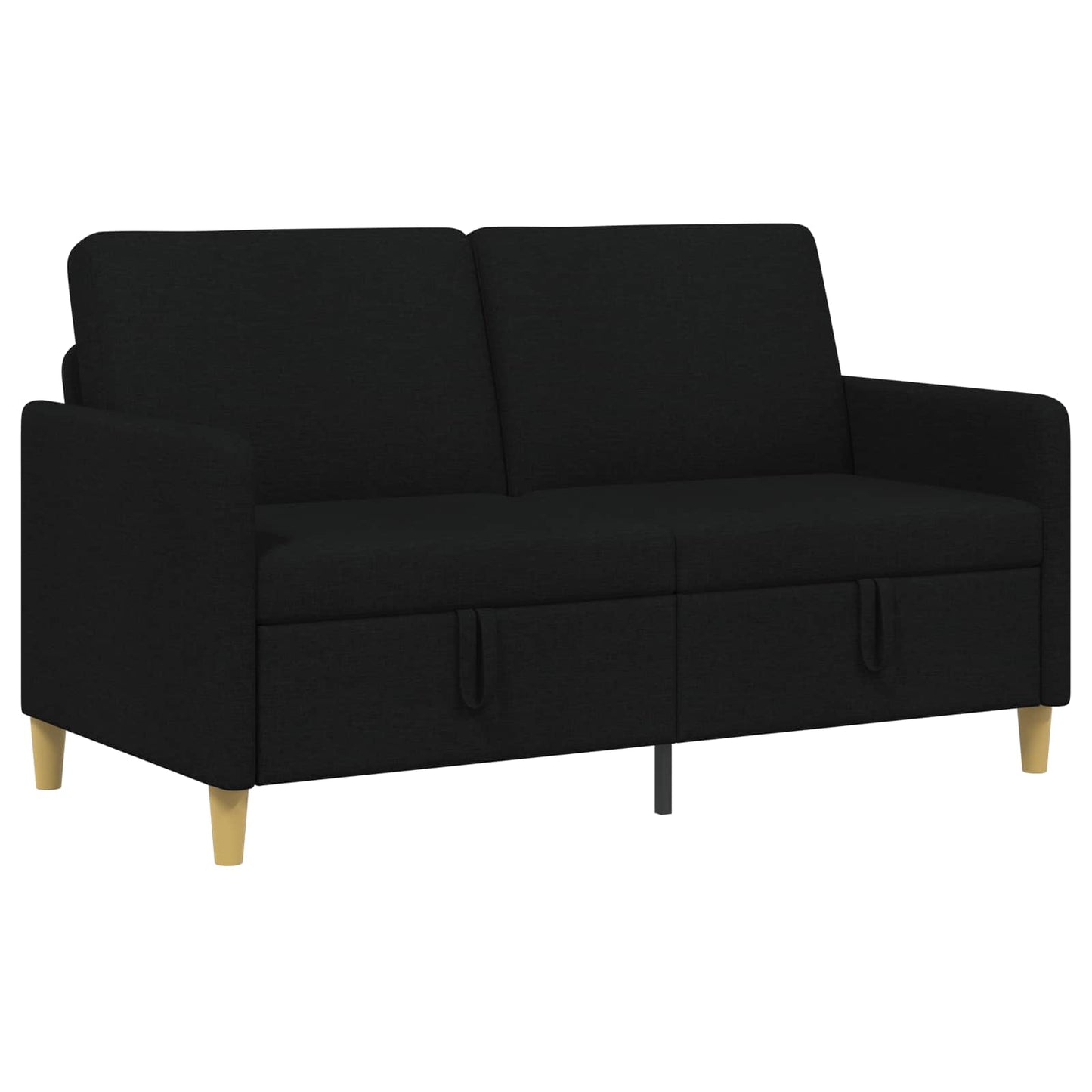 Sofa med opbevaring Sort 152 x 78 x 87 cm Polyester