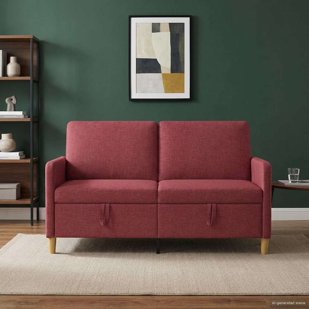 Sofa med opbevaring Vinrød 152 x 78 x 87 cm Polyester