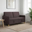 Sofa med opbevaring Mørk Brun 152 x 78 x 87 cm Polyester
