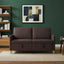 Sofa med opbevaring Mørk Brun 152 x 78 x 87 cm Polyester