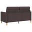 Sofa med opbevaring Mørk Brun 152 x 78 x 87 cm Polyester
