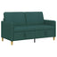 Sofa med opbevaring Mørkegrøn 152 x 78 x 87 cm Polyester