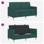 Sofa med opbevaring Mørkegrøn 152 x 78 x 87 cm Polyester