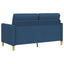 Sofa med opbevaring Blå 152 x 78 x 87 cm Polyester