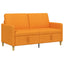 Sofa med opbevaring Mørk Gul 152 x 78 x 87 cm Polyester