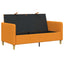 Sofa med opbevaring Mørk Gul 152 x 78 x 87 cm Polyester