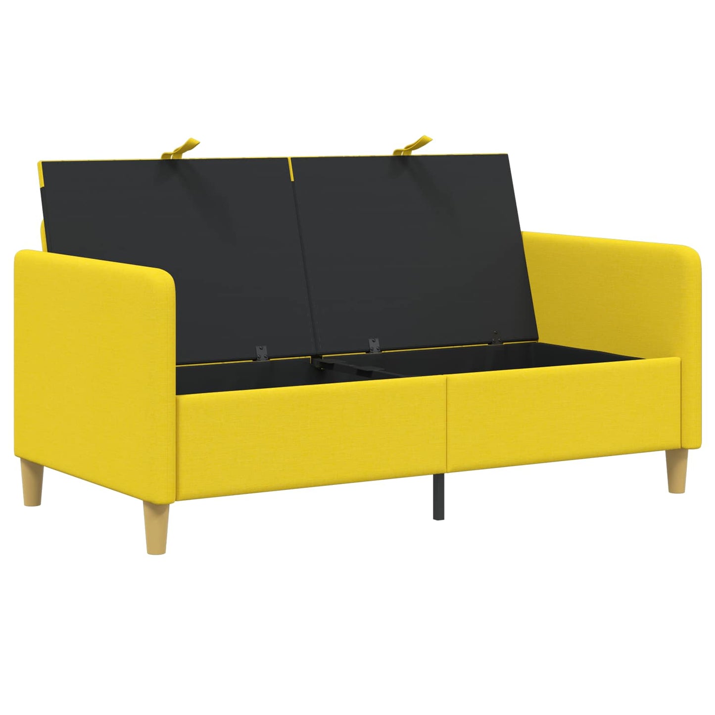 Sofa med opbevaring Lys Gul 152 x 78 x 87 cm Polyester