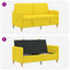 Sofa med opbevaring Lys Gul 152 x 78 x 87 cm Polyester