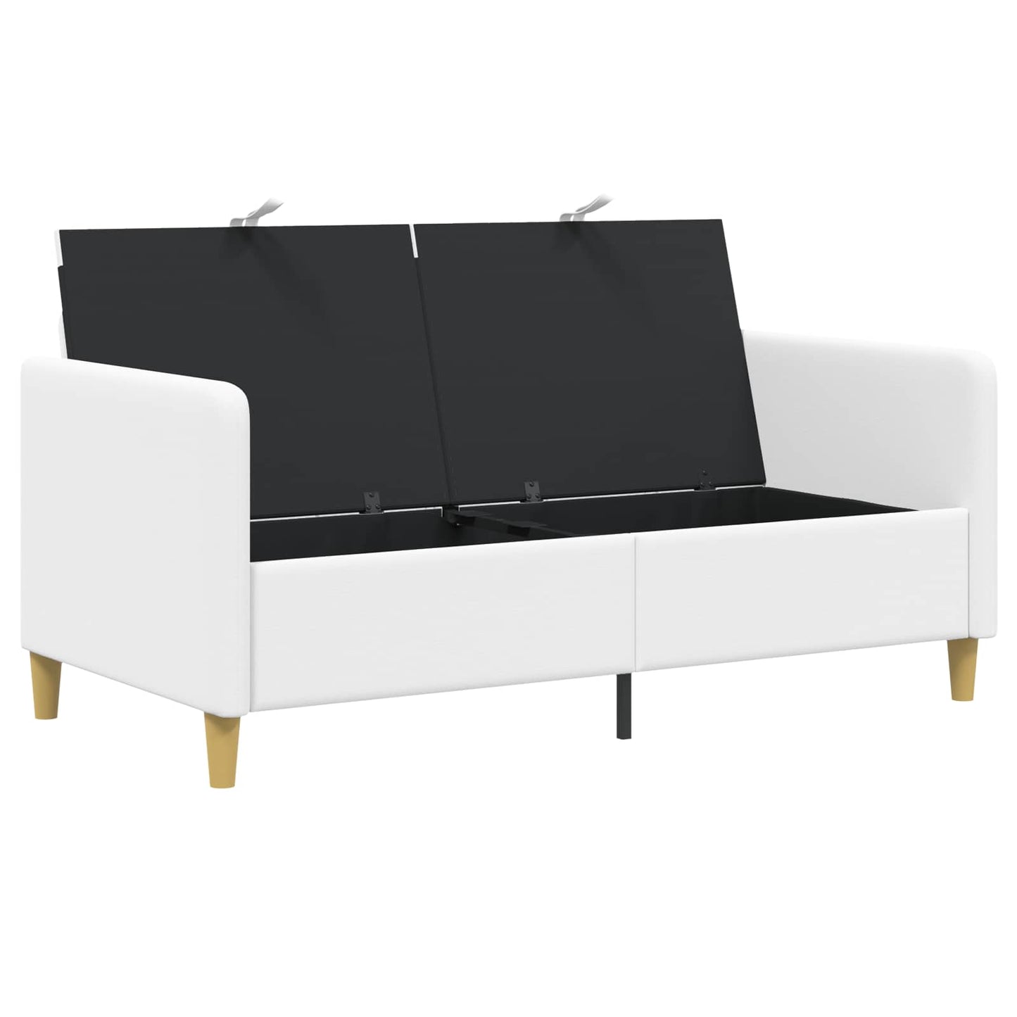 Sofa med opbevaring Hvid 152 x 78 x 87 cm Polyester