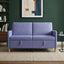 Sofa med opbevaring Jeans blå 152 x 78 x 87 cm Polyester
