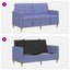 Sofa med opbevaring Jeans blå 152 x 78 x 87 cm Polyester