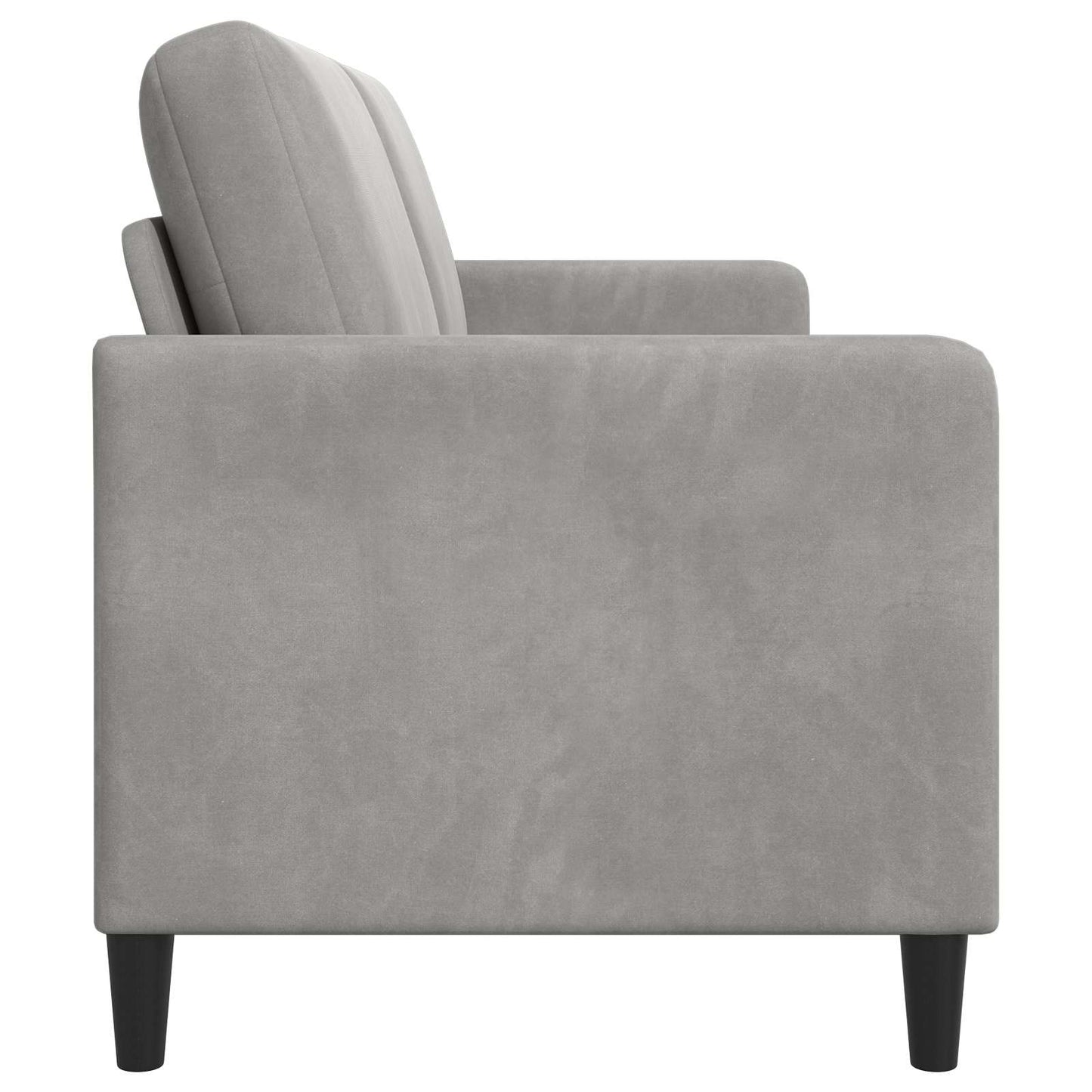 Sofa med opbevaring Lysegrå 152 x 78 x 87 cm Polyester