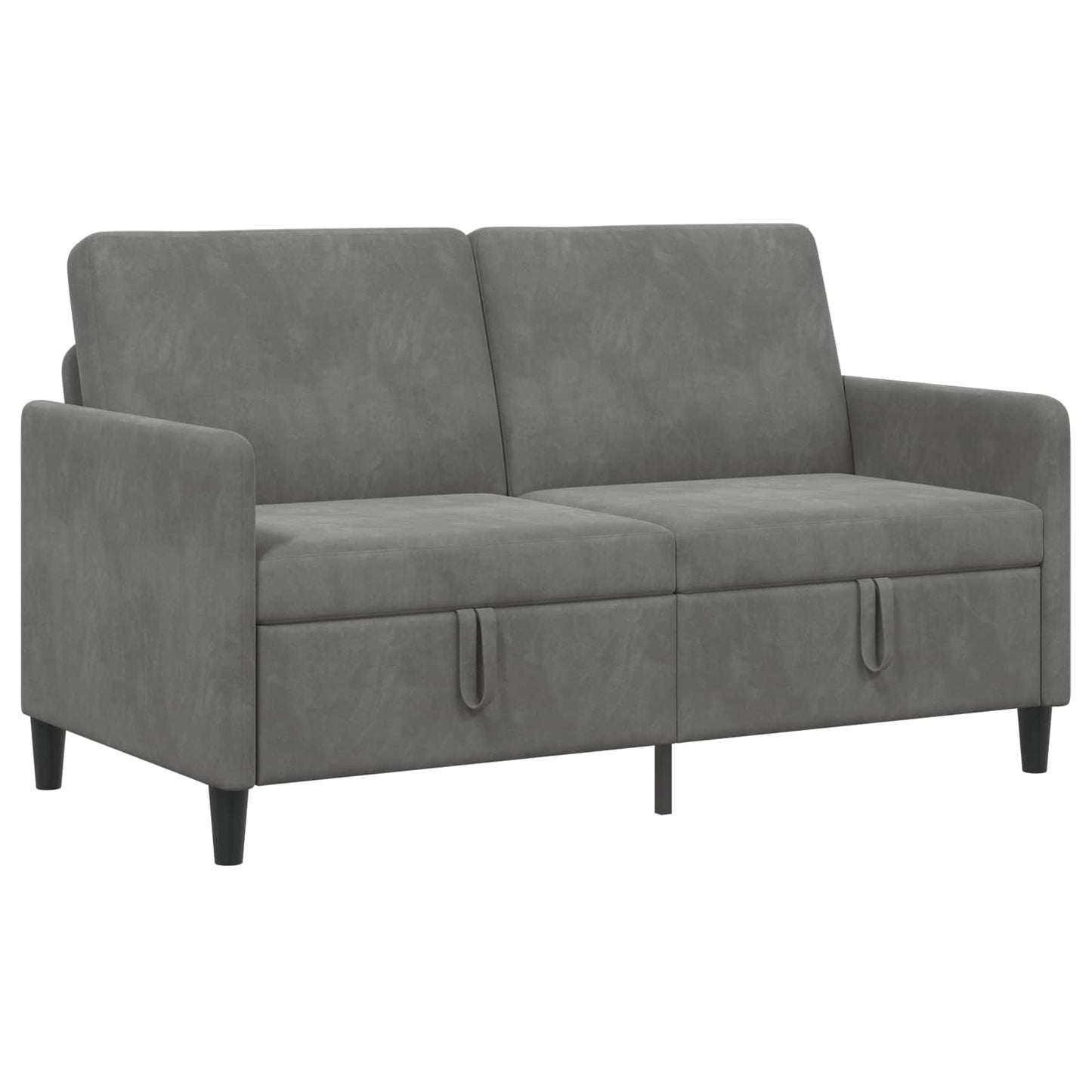 Sofa med opbevaring Mørkegrå 152 x 78 x 87 cm Polyester