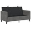 Sofa med opbevaring Mørkegrå 152 x 78 x 87 cm Polyester
