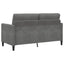 Sofa med opbevaring Mørkegrå 152 x 78 x 87 cm Polyester