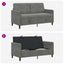 Sofa med opbevaring Mørkegrå 152 x 78 x 87 cm Polyester