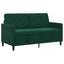 Sofa med opbevaring Mørkegrøn 152 x 78 x 87 cm Polyester