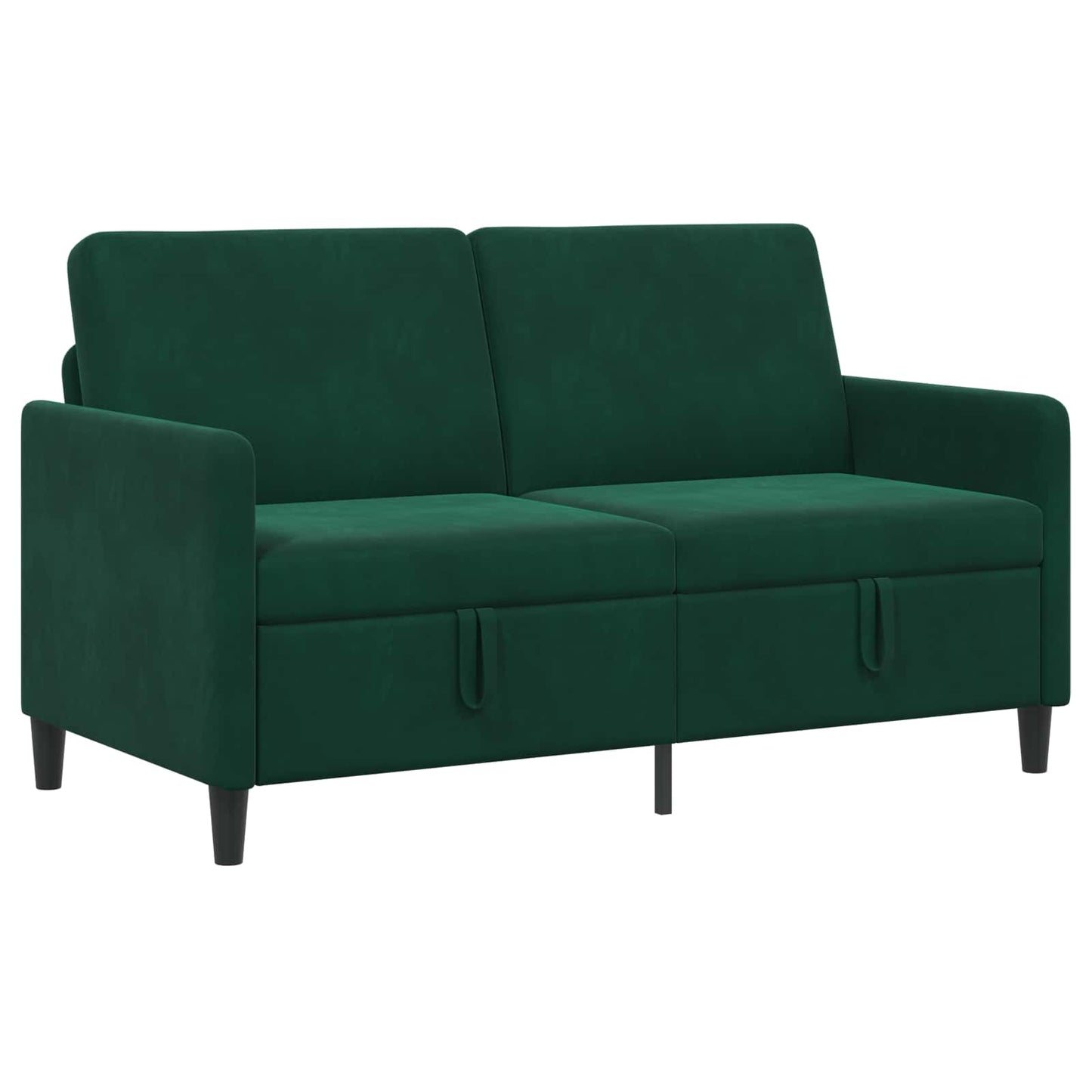 Sofa med opbevaring Mørkegrøn 152 x 78 x 87 cm Polyester