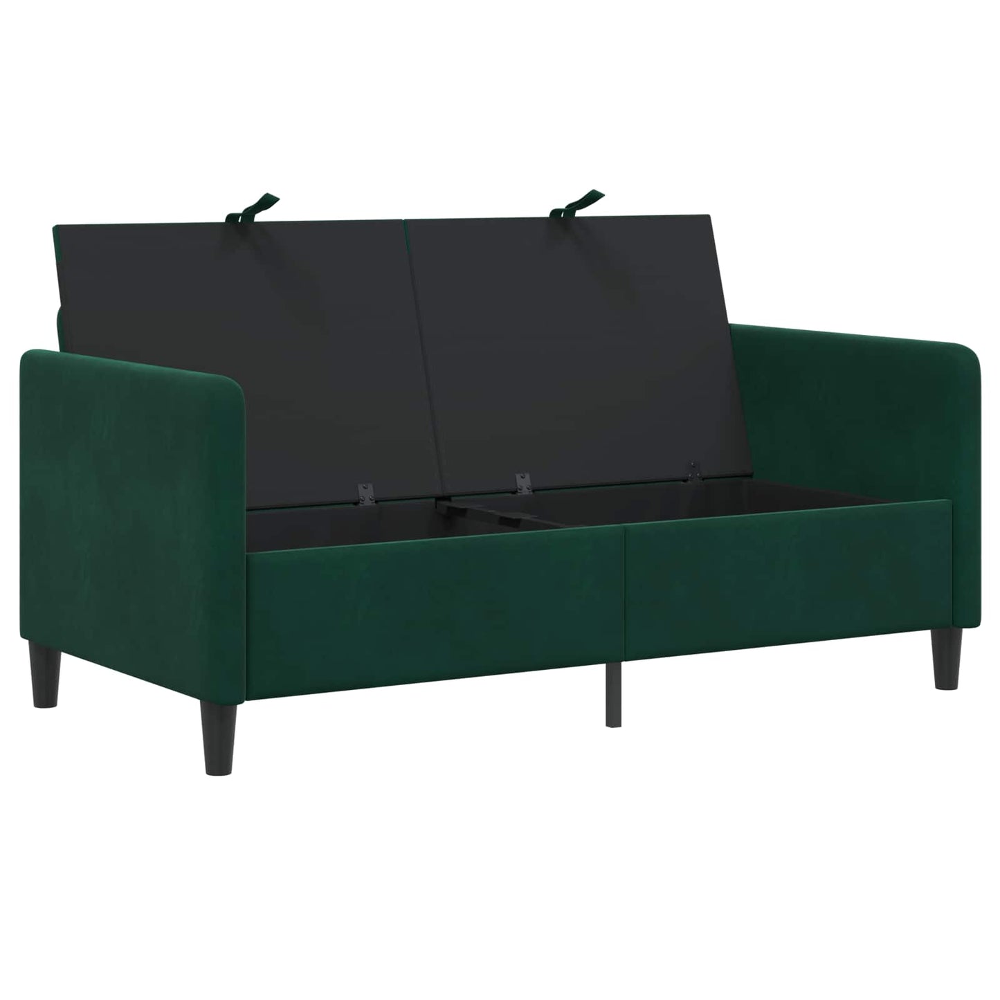 Sofa med opbevaring Mørkegrøn 152 x 78 x 87 cm Polyester