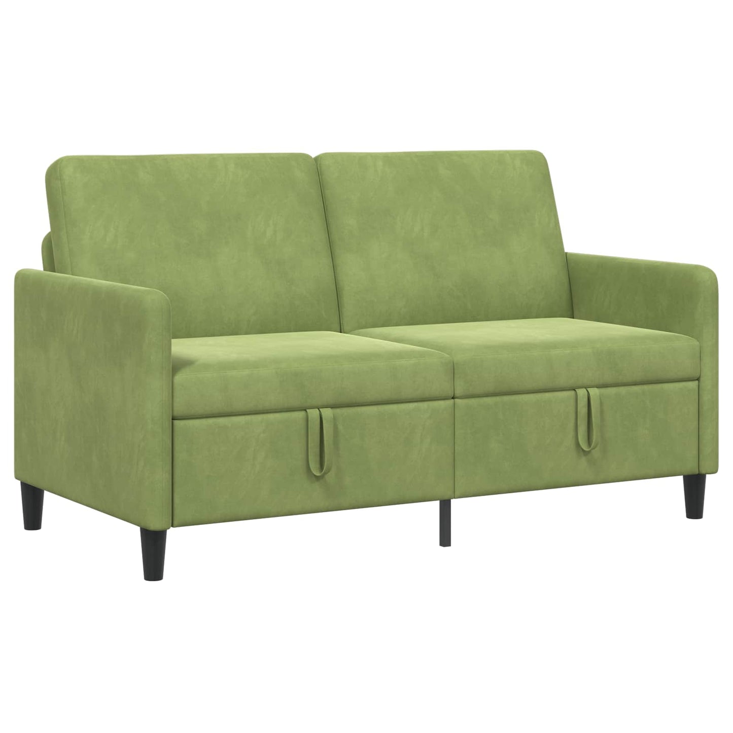 Sofa med opbevaring Lys grøn 152 x 78 x 87 cm Polyester