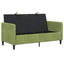 Sofa med opbevaring Lys grøn 152 x 78 x 87 cm Polyester