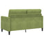 Sofa med opbevaring Lys grøn 152 x 78 x 87 cm Polyester