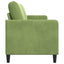 Sofa med opbevaring Lys grøn 152 x 78 x 87 cm Polyester