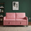 Sofa med opbevaring Lyserød 152 x 78 x 87 cm Polyester