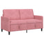 Sofa med opbevaring Lyserød 152 x 78 x 87 cm Polyester