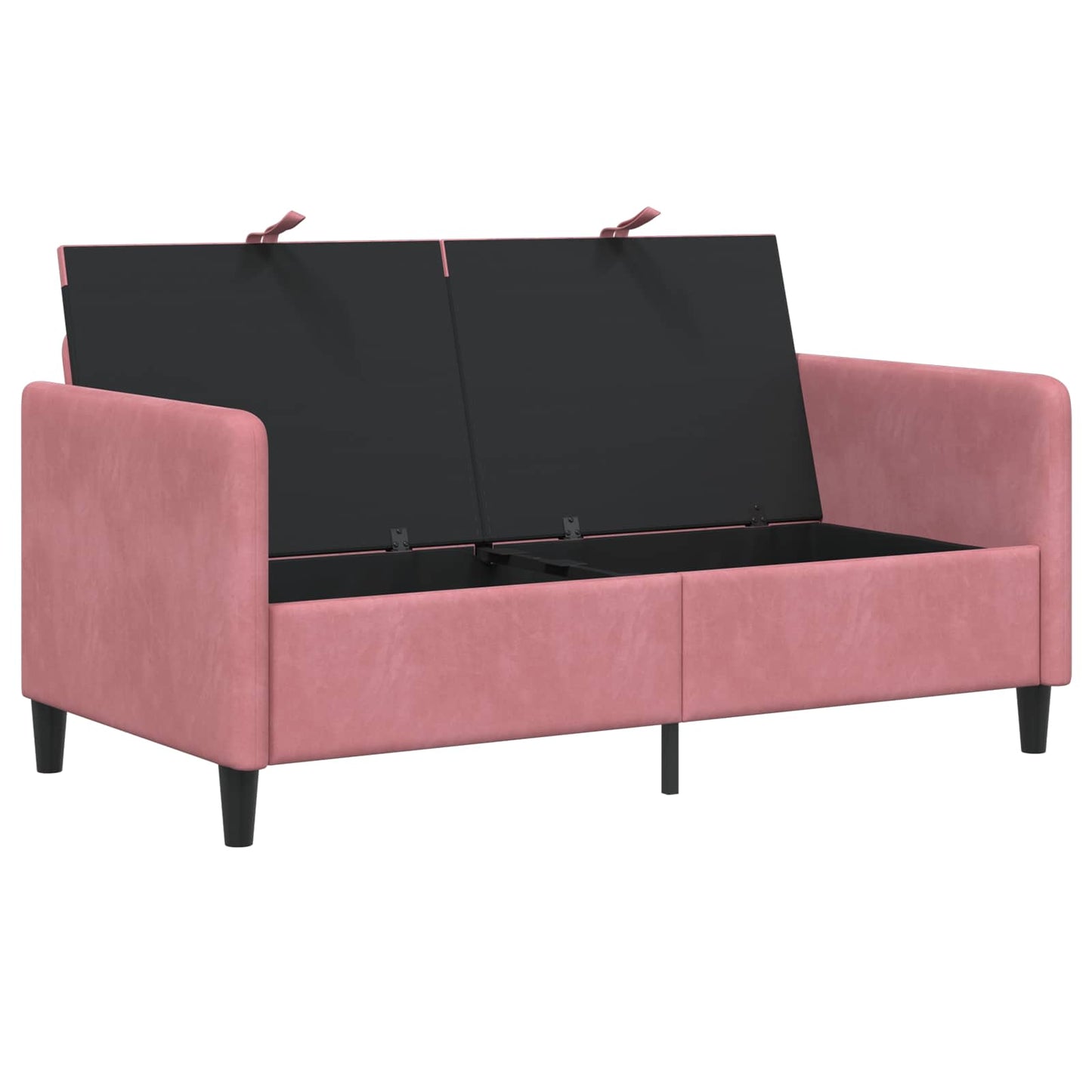 Sofa med opbevaring Lyserød 152 x 78 x 87 cm Polyester