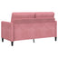 Sofa med opbevaring Lyserød 152 x 78 x 87 cm Polyester