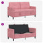 Sofa med opbevaring Lyserød 152 x 78 x 87 cm Polyester