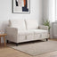 Sofa med opbevaring Cremefarvet 152 x 78 x 87 cm Polyester