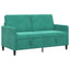 Sofa med opbevaring Turkis 152 x 78 x 87 cm Polyester
