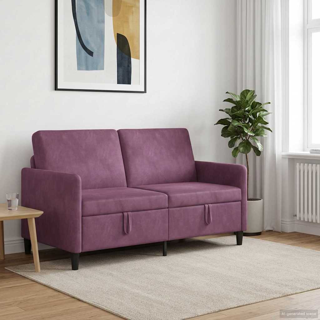 Sofa med opbevaring Lilla 152 x 78 x 87 cm Polyester