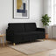 Sofa med opbevaring Sort 172 x 78 x 87 cm Polyester