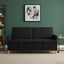 Sofa med opbevaring Sort 172 x 78 x 87 cm Polyester