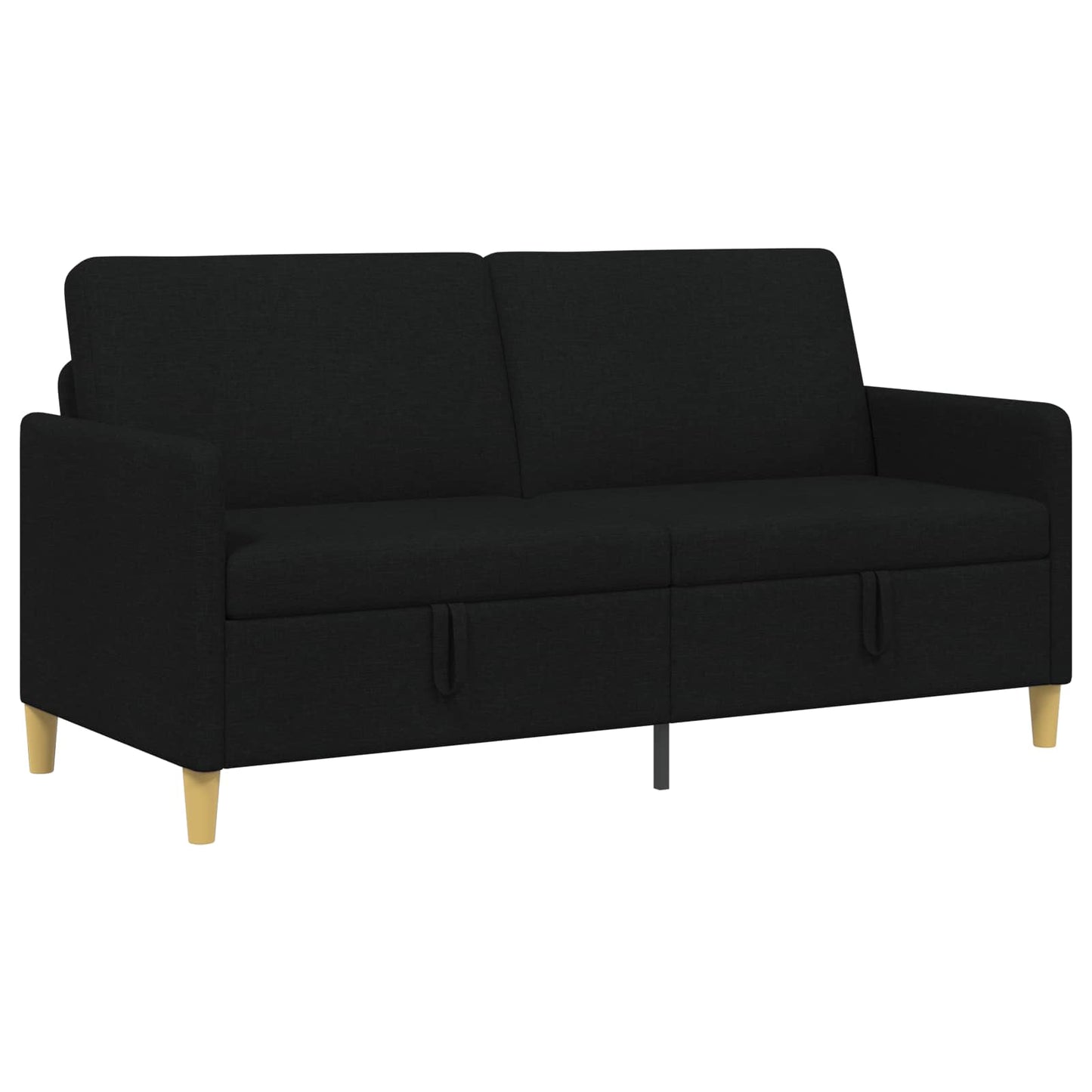 Sofa med opbevaring Sort 172 x 78 x 87 cm Polyester