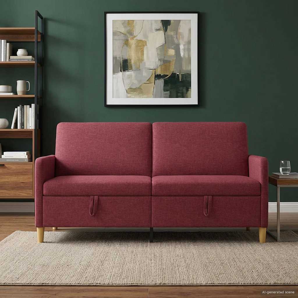 Sofa med opbevaring Vinrød 172 x 78 x 87 cm Polyester