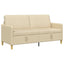 Sofa med opbevaring Cremefarvet 172 x 78 x 87 cm Polyester
