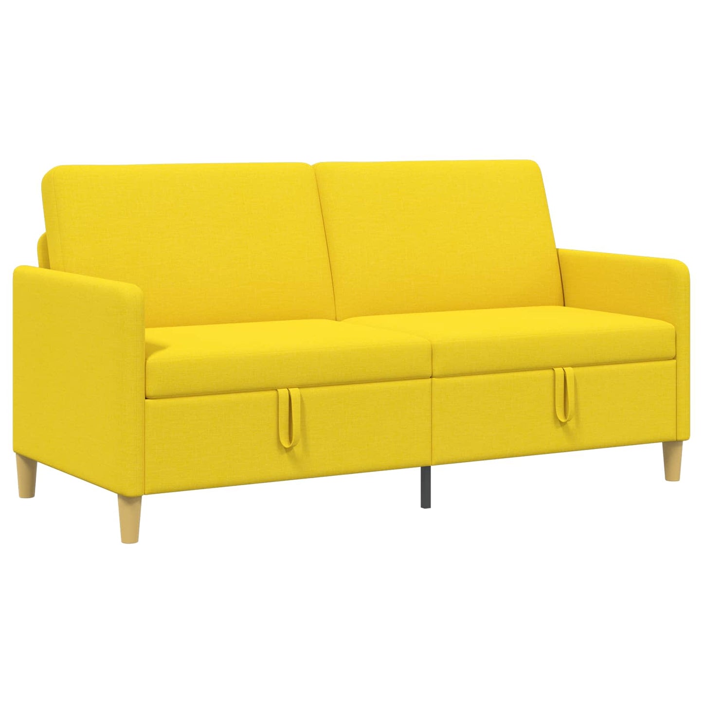 Sofa med opbevaring Lys Gul 172 x 78 x 87 cm Polyester