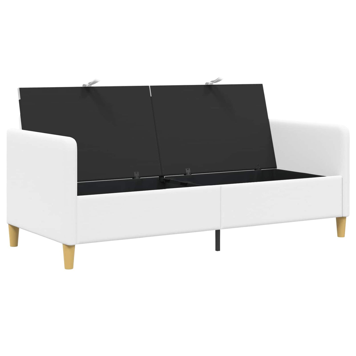 Sofa med opbevaring Hvid 172 x 78 x 87 cm Polyester