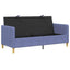 Sofa med opbevaring Jeans blå 172 x 78 x 87 cm Polyester