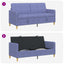 Sofa med opbevaring Jeans blå 172 x 78 x 87 cm Polyester