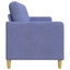Sofa med opbevaring Jeans blå 172 x 78 x 87 cm Polyester