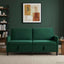 Sofa med opbevaring Mørkegrøn 172 x 78 x 87 cm Polyester